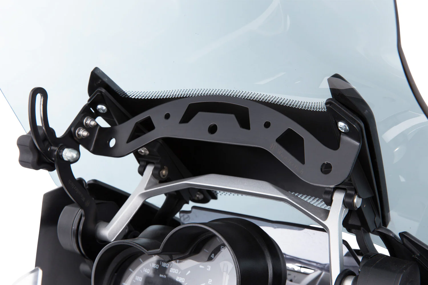 Wunderlich Additional Windshield Reinforcement | Black | BMW R 1250 GS - Image 3