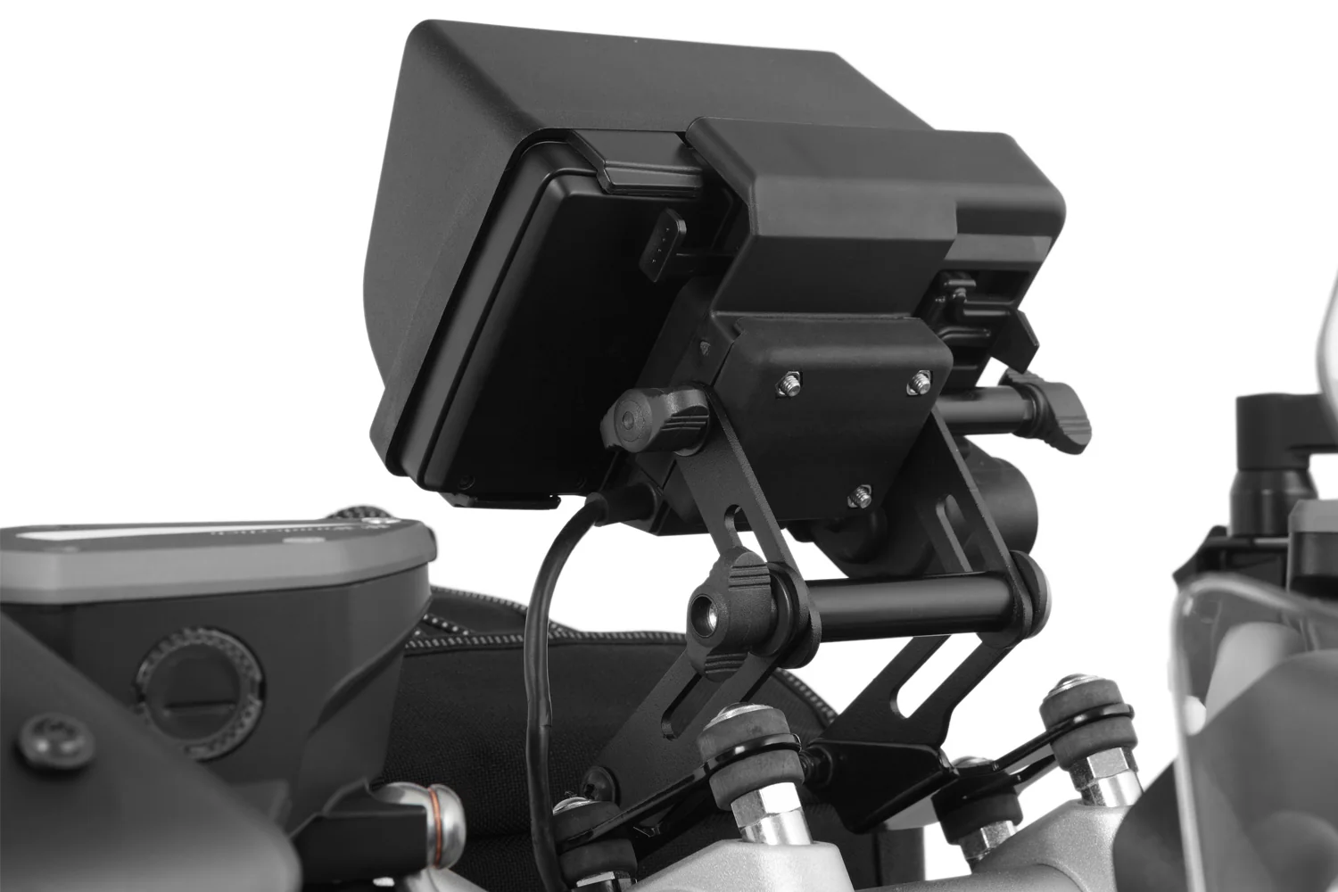 Wunderlich Adjustment For Original Navigation Holder | Black | BMW R nineT