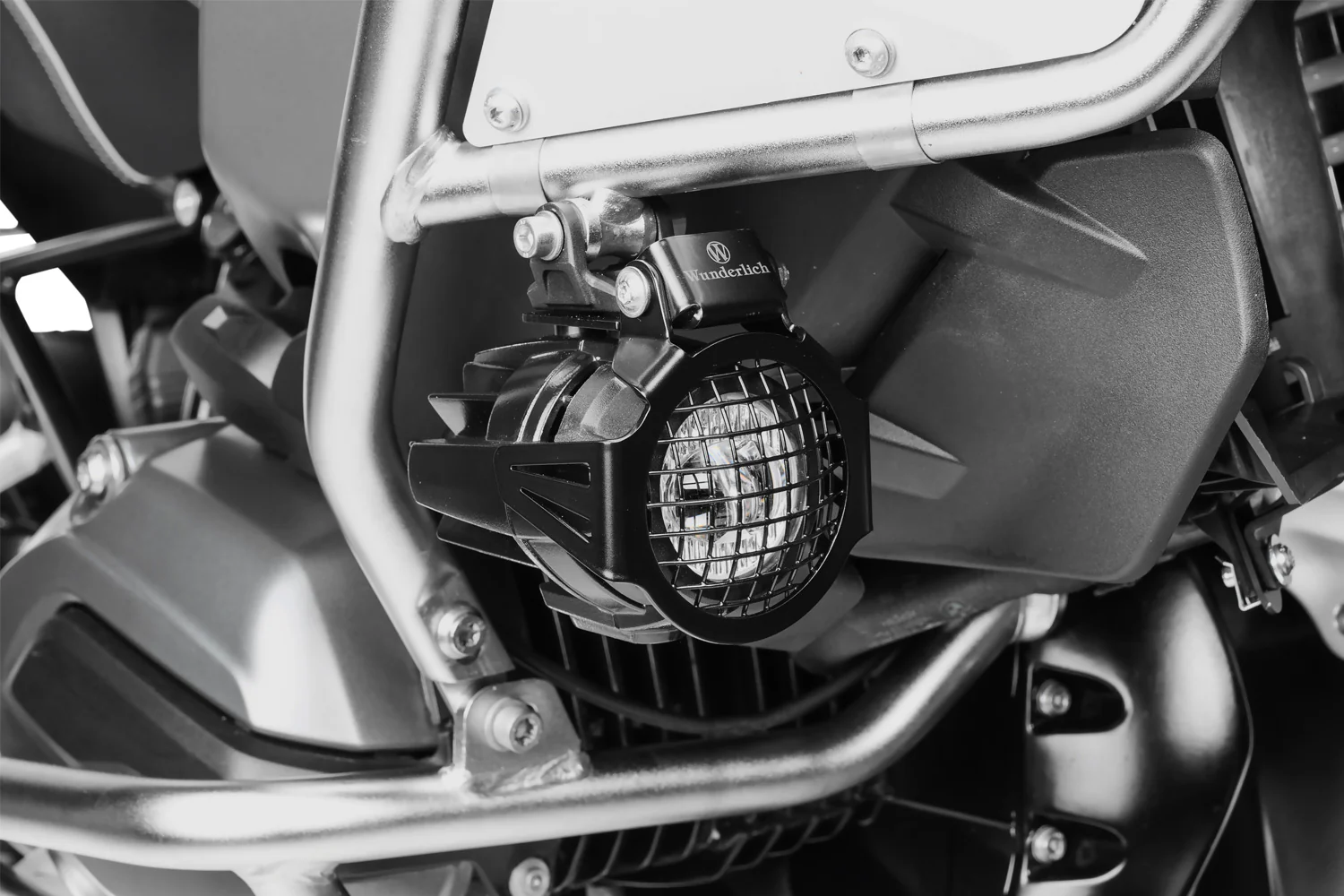 Wunderlich Auxiliary Light Protection Grille For Original | Black | BMW R 1200 RT