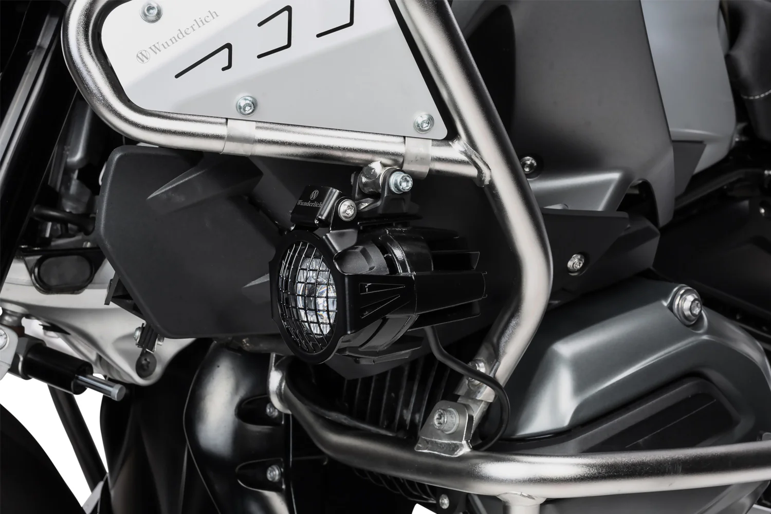 Wunderlich Auxiliary Light Protection Grille For Original | Black | BMW R 1200 RT - Image 5