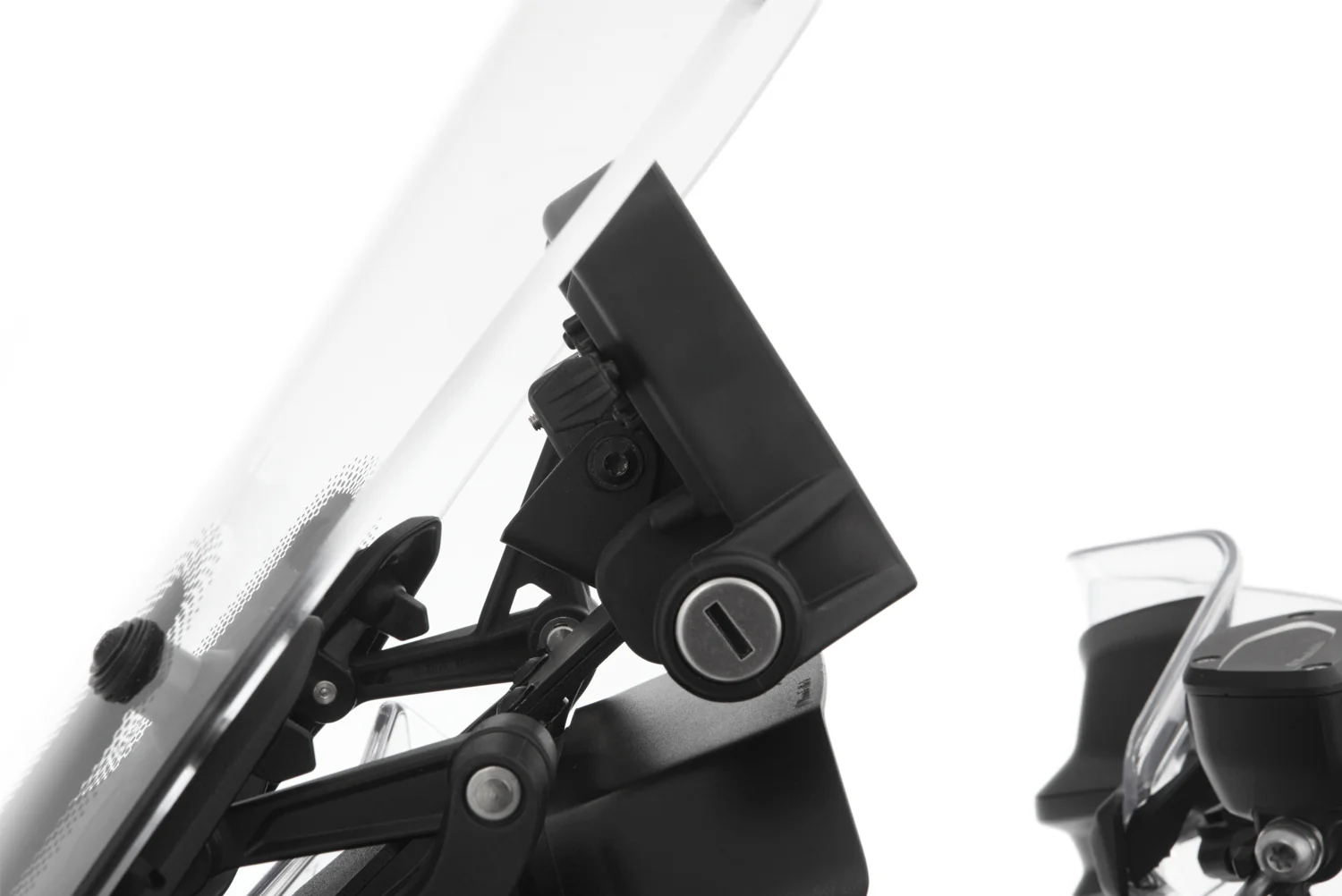 Wunderlich Base Holder For Vehicles with Windscreen Adjustment | Black - Image 3