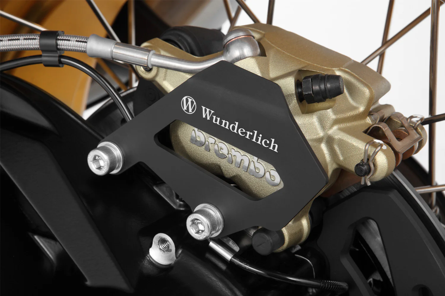 Wunderlich Brake Caliper Cover Rear | Black | BMW R 1200 RT - Image 4