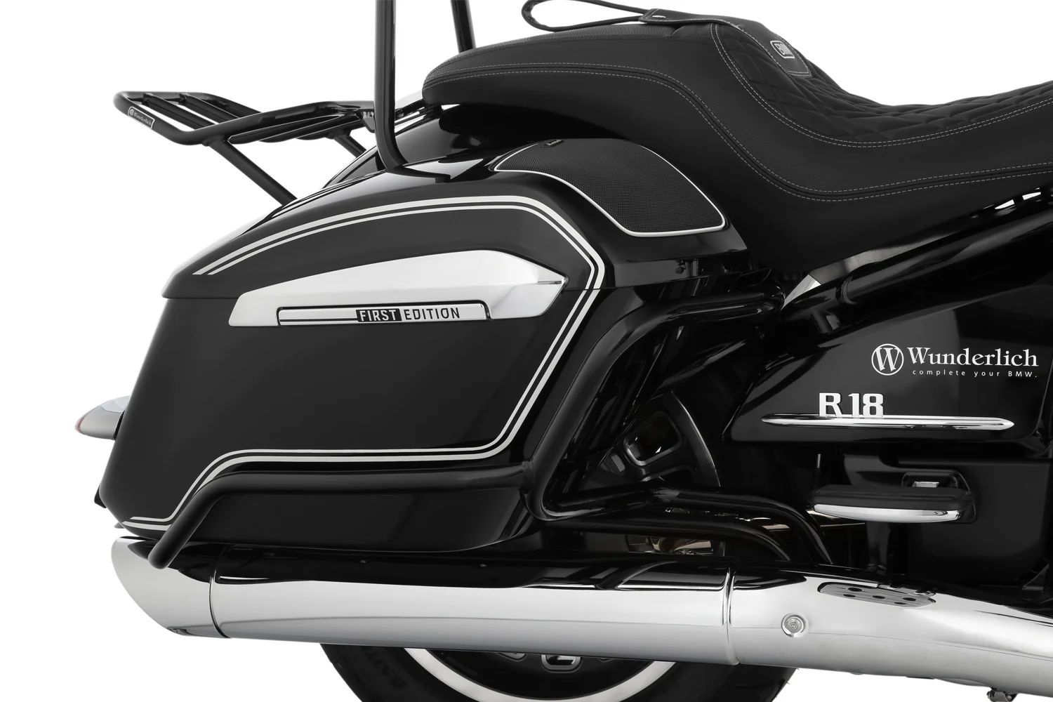 Wunderlich Case Protection Bar | Black | BMW R 18 - Image 4