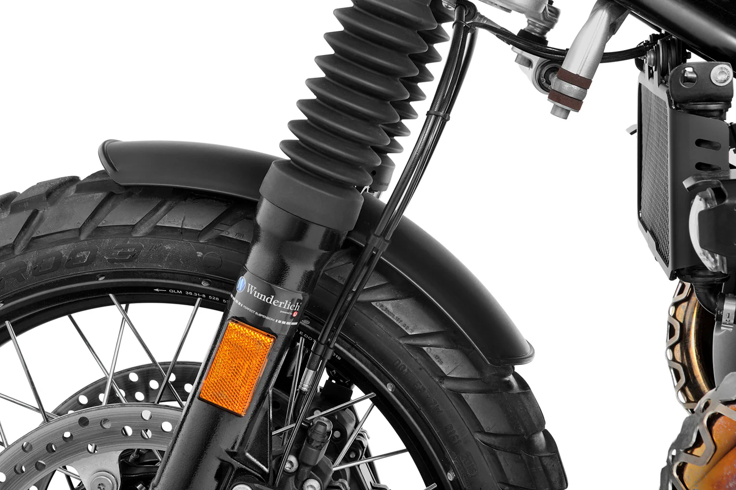 Wunderlich Classic Front Fender Low | Black | BMW R nineT