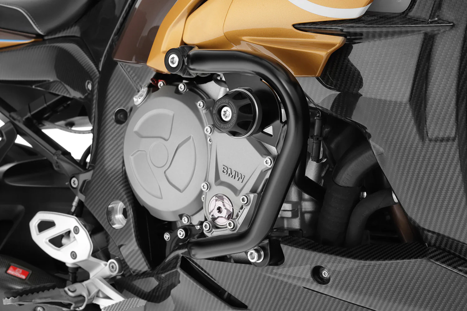 Wunderlich Crash Pads For Crash Bars | Titanium | BMW S 1000 XR - Image 3