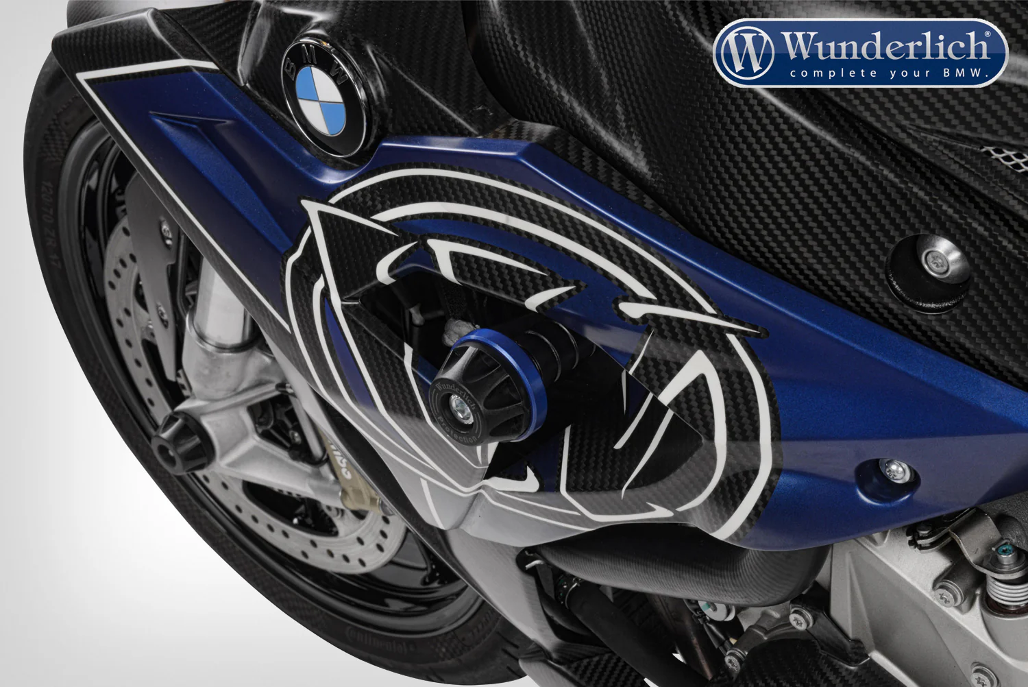 Wunderlich Crash Protector Racing | Black/Blue | BMW S 1000 R - Image 4