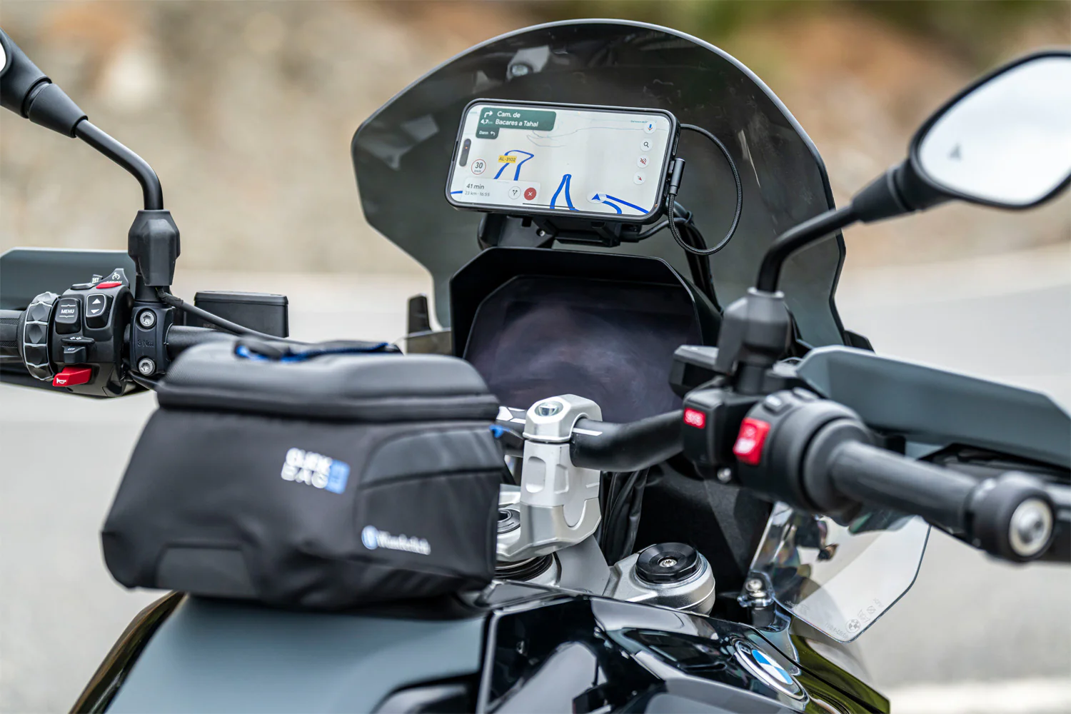 Wunderlich USB Charging Box Connect Anti Vibration | Black | BMW R nineT - Image 7