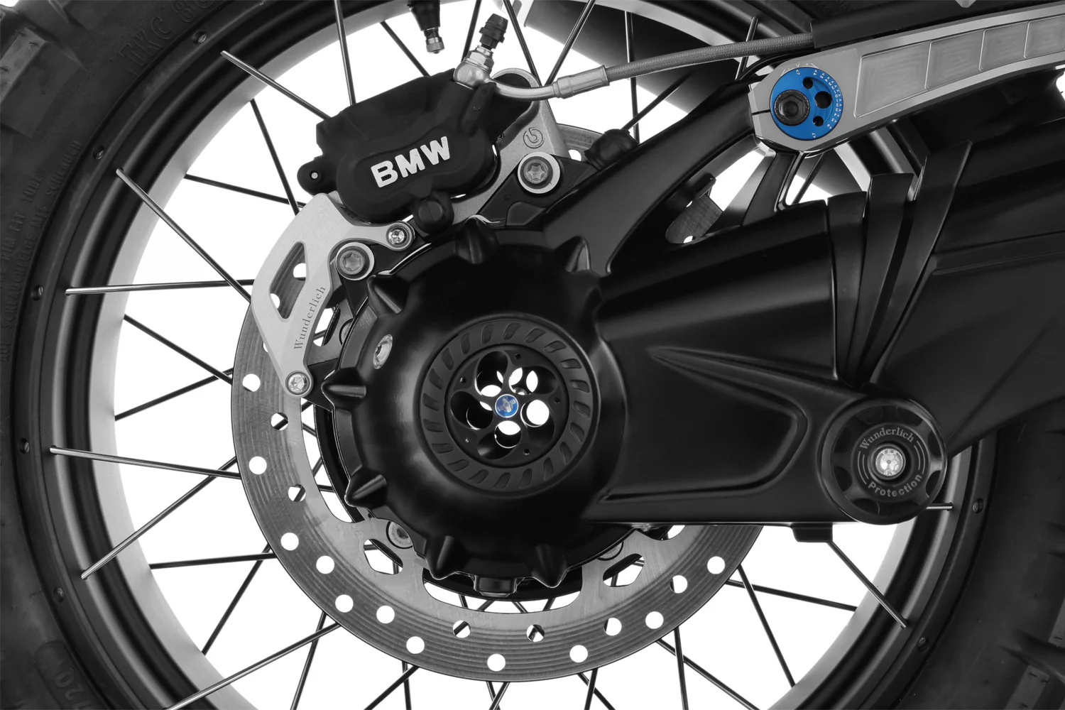 Wunderlich Doubleshock Crash Pad for Final Drive Joint | Black - Image 9