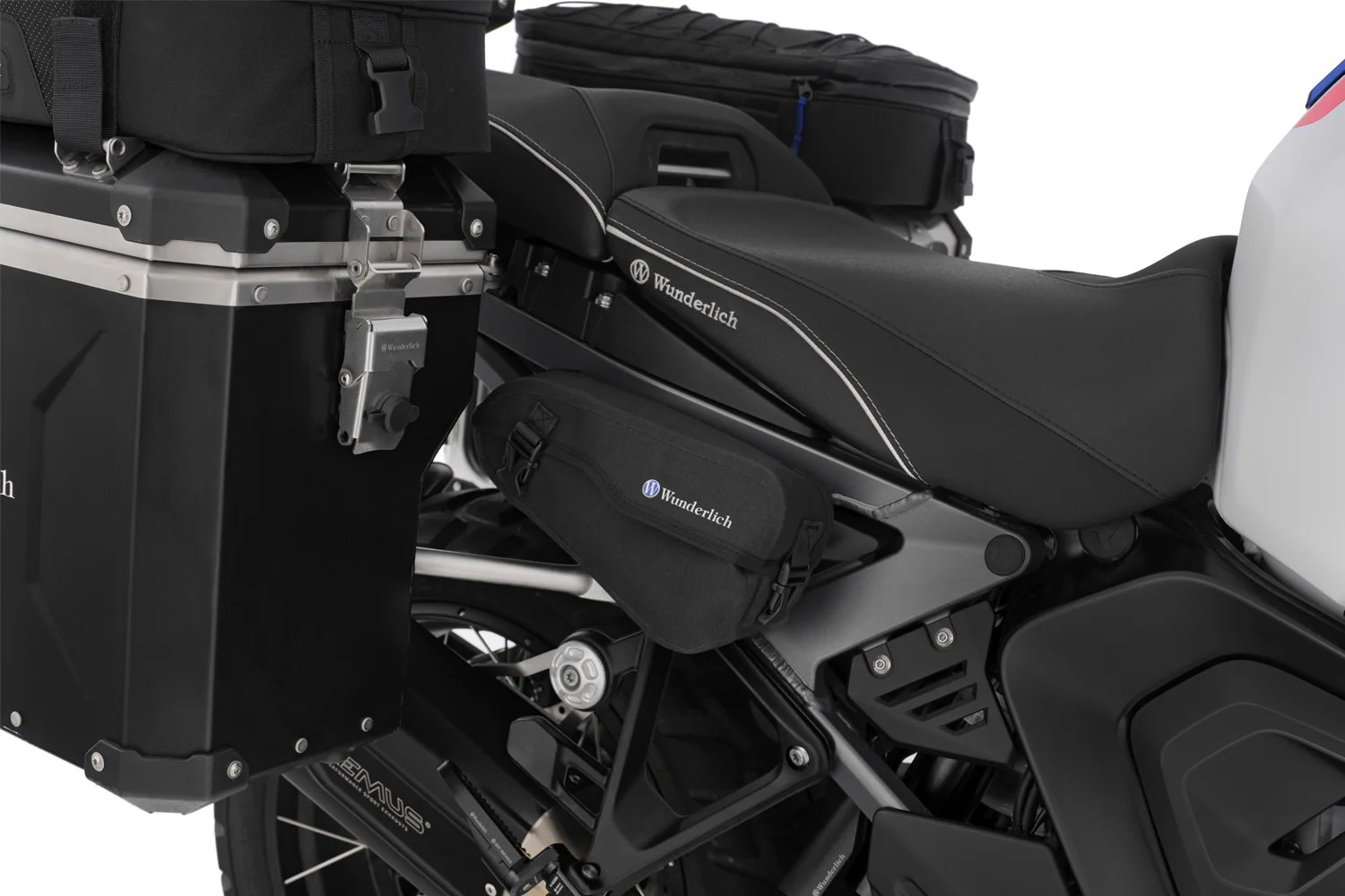 Wunderlich Drybag Side Bags For The Frame Panels | Black | BMW R 1300 GS Adventure - Image 4