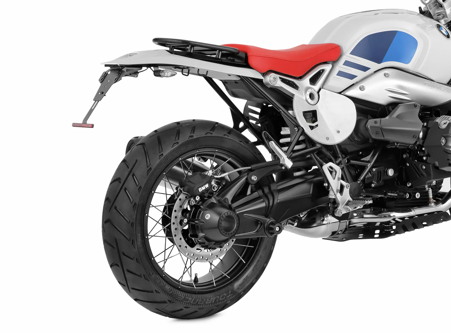 Wunderlich Enduro Tail Conversion with Rear Light | White | BMW R nineT - Image 3