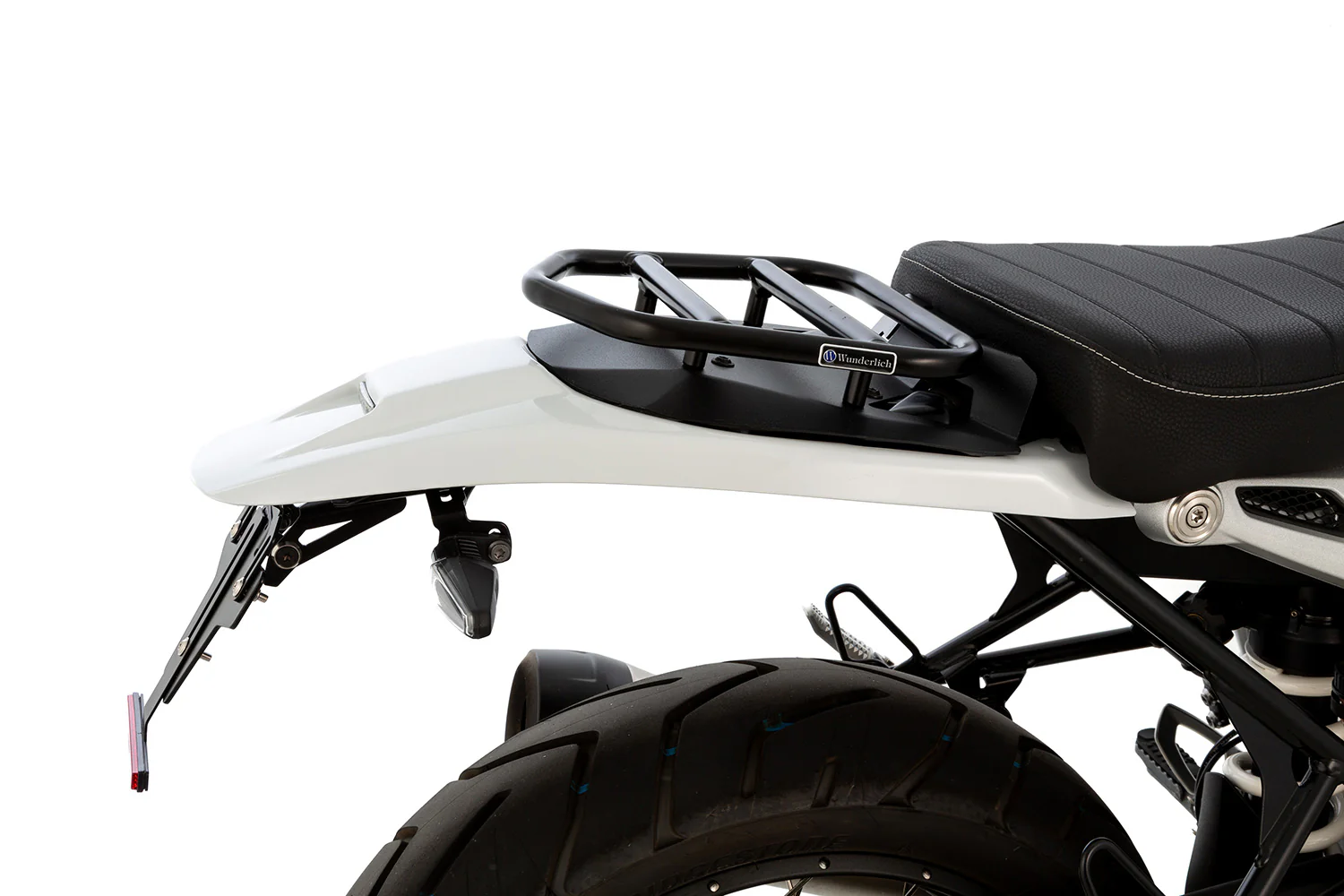 Wunderlich Enduro Tail Conversion with Rear Light | White | BMW R nineT - Image 4