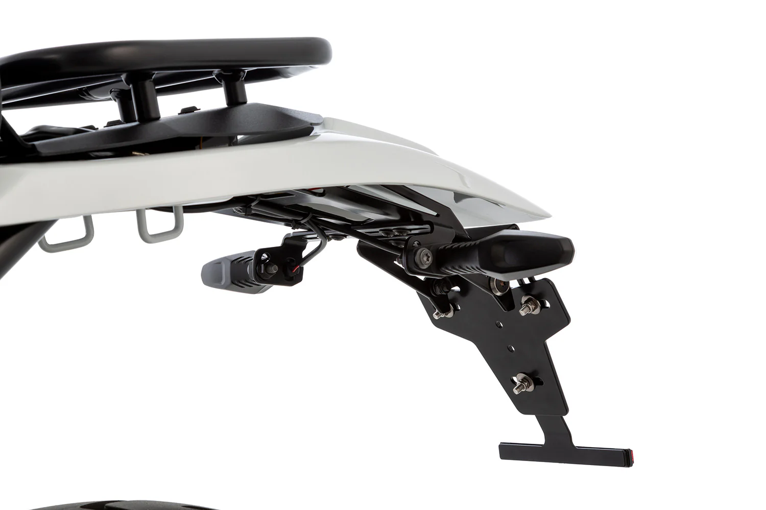 Wunderlich Enduro Tail Conversion with Rear Light | White | BMW R nineT - Image 5