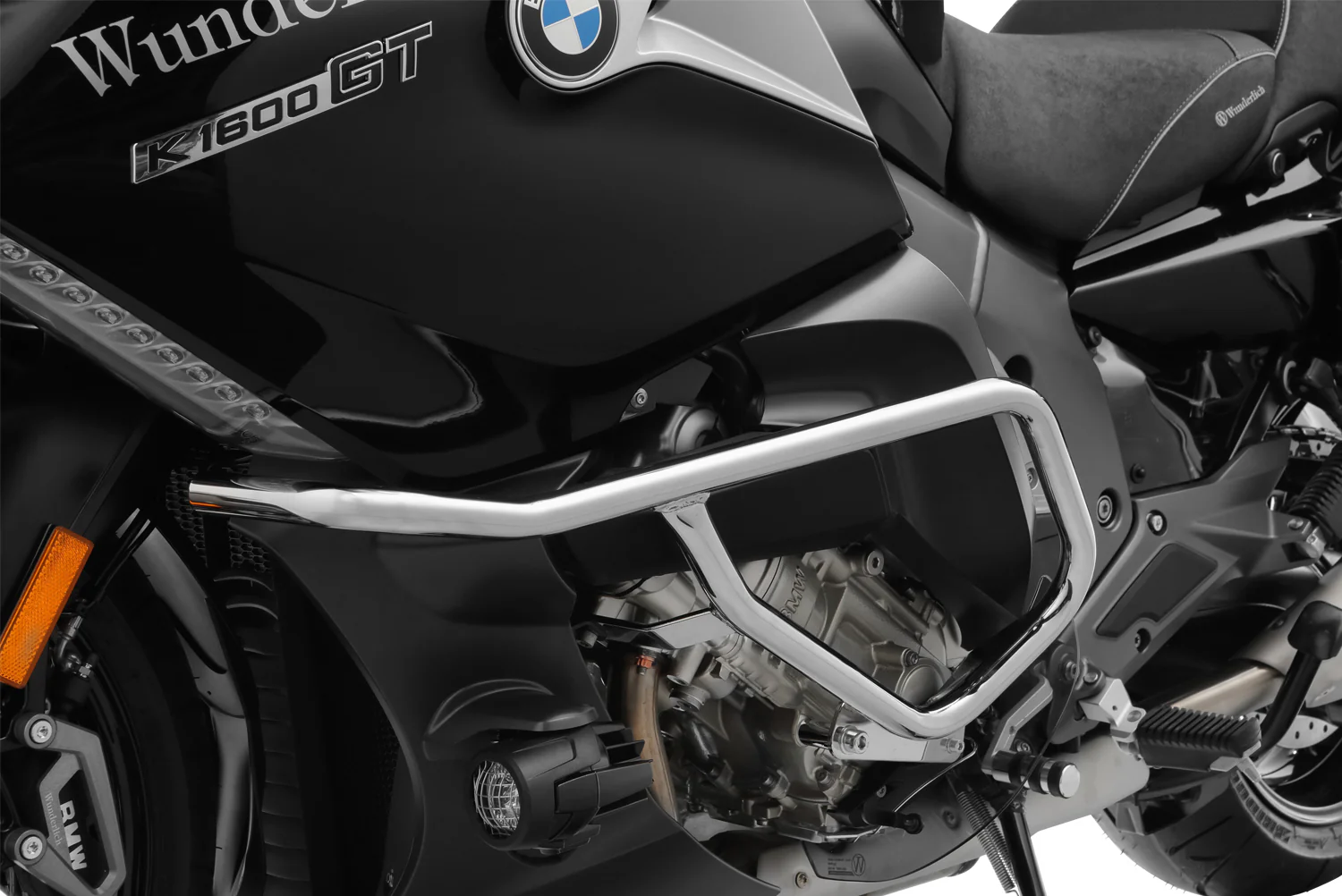 Wunderlich Engine Protection Bar Set | Chrome | BMW K 1600 - Image 2