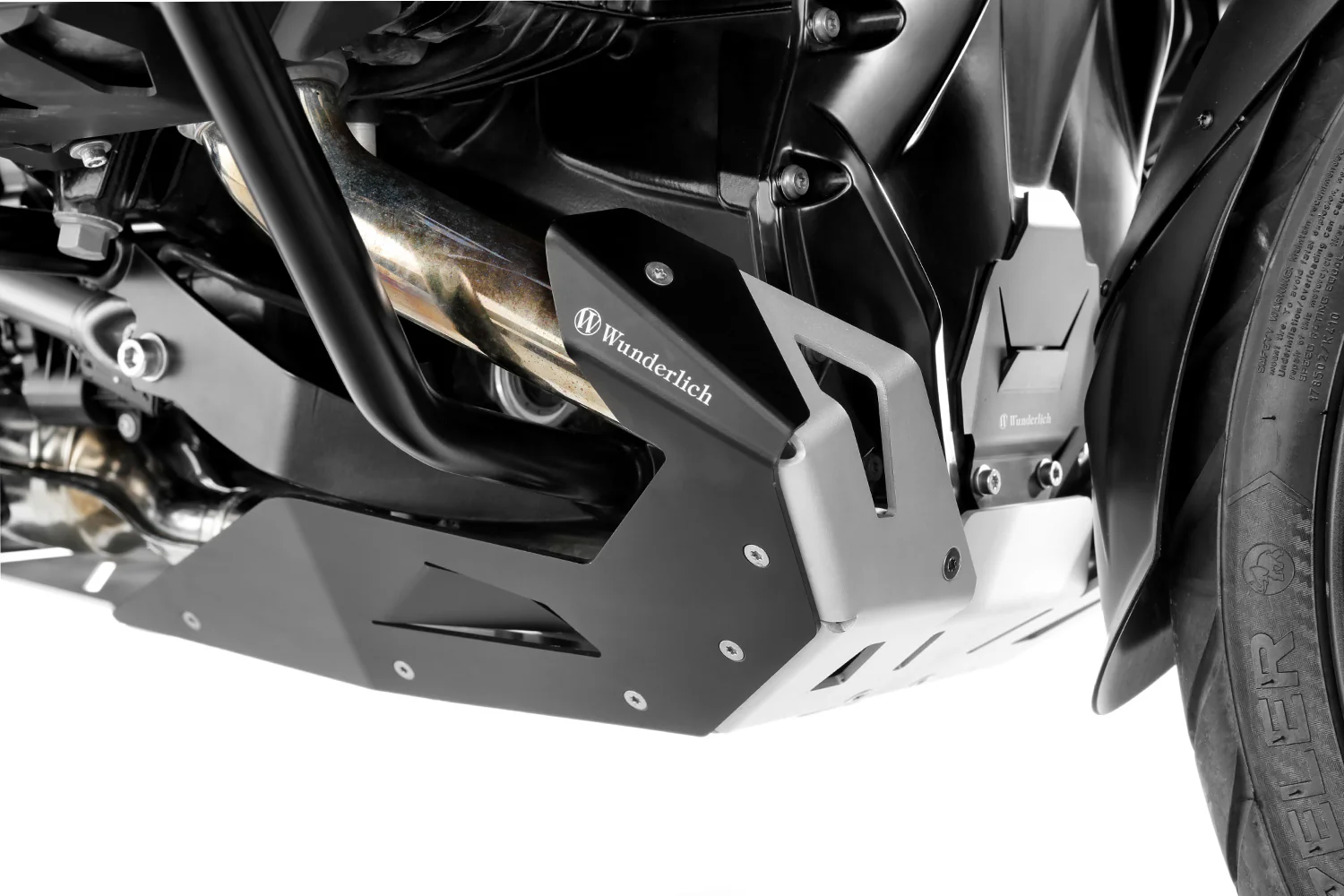 Wunderlich Engine Protection Plates Extreme | Black/Silver | BMW R 1200 GS