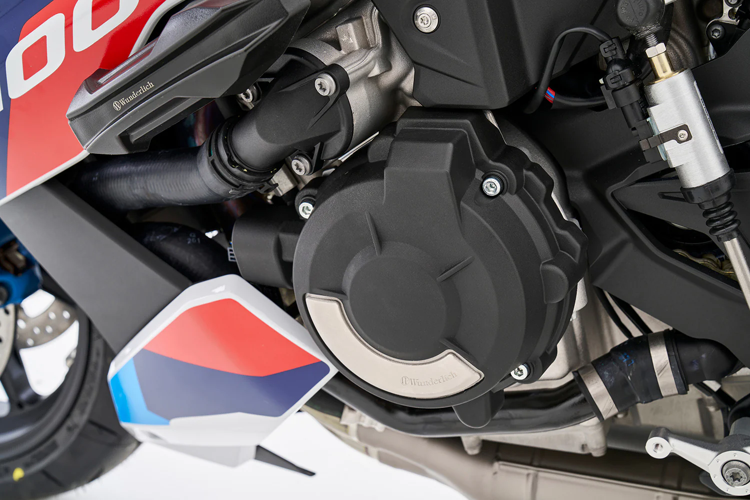 Wunderlich Engine Protective Cover Set For Clutch | Black | BMW S 1000 XR