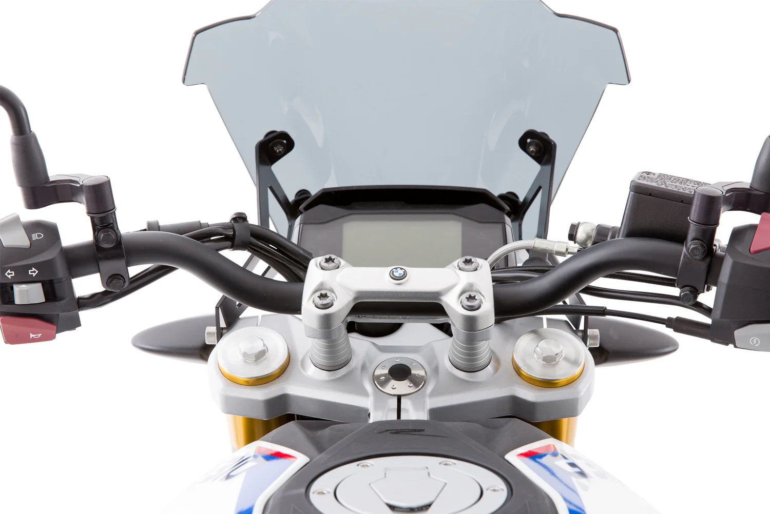 Wunderlich ERGO Handlebar Riser 25mm | Silver | BMW G 310 R - Image 2