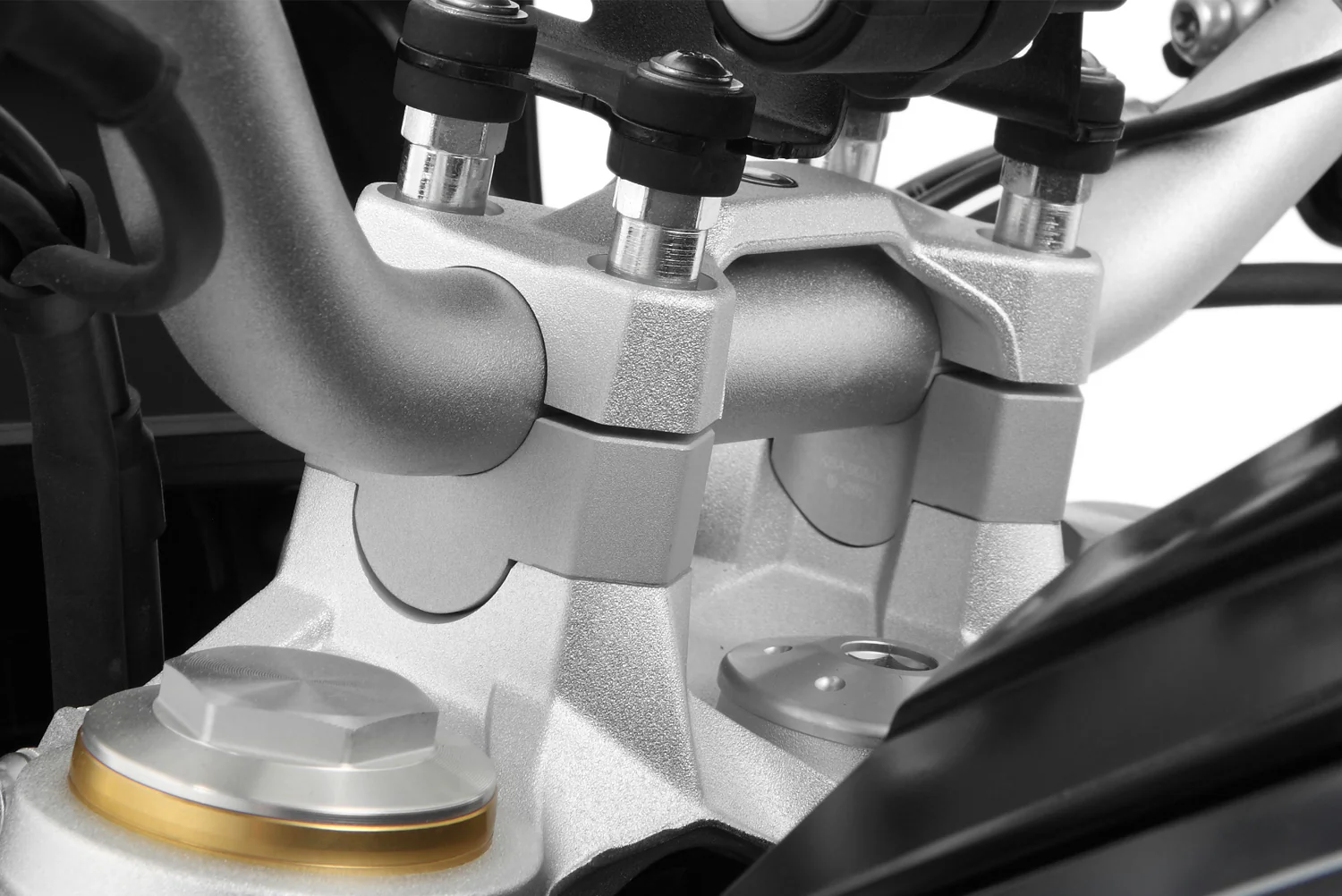 Wunderlich ERGO Handlebar Riser For Models | Silver | BMW F 900 XR