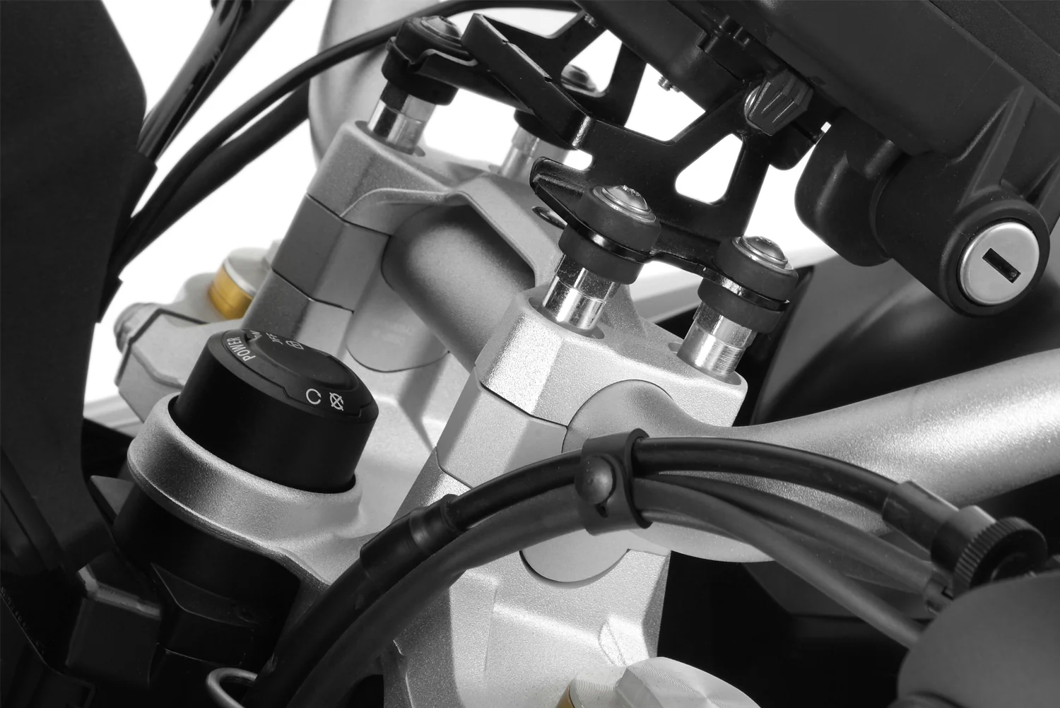Wunderlich ERGO Handlebar Riser For Models | Silver | BMW F 900 XR - Image 3