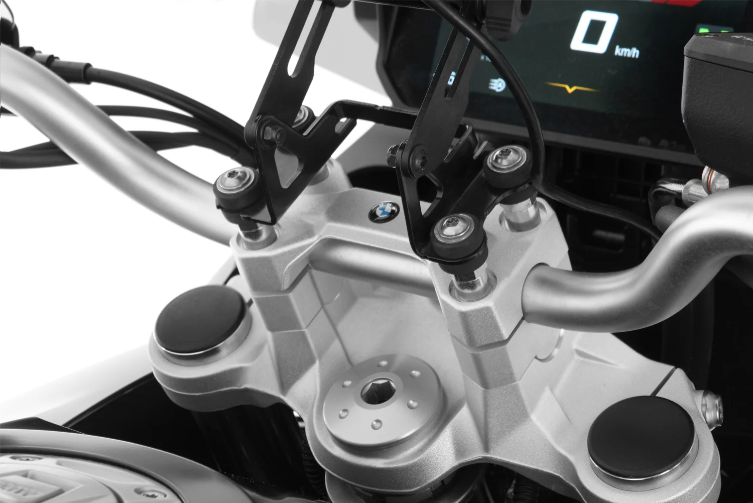 Wunderlich ERGO Handlebar Riser For Models | Silver | BMW F 750 GS