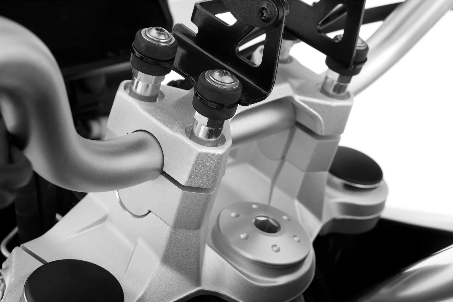 Wunderlich ERGO Handlebar Riser For Models | Silver | BMW F 750 GS - Image 2