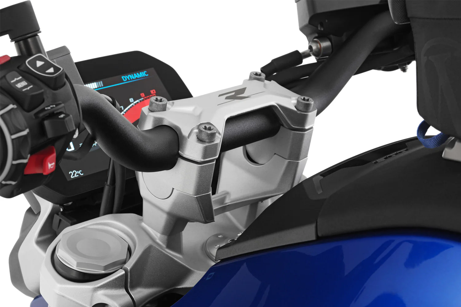 Wunderlich ERGO Handlebar Riser For Models without BMW | Silver