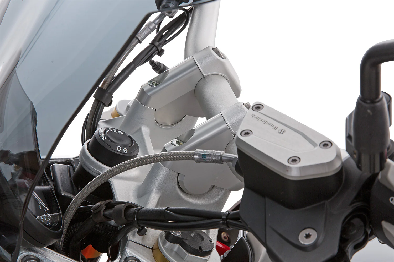 Wunderlich ERGO+ Handlebar Risers | Silver | BMW R 1250 R