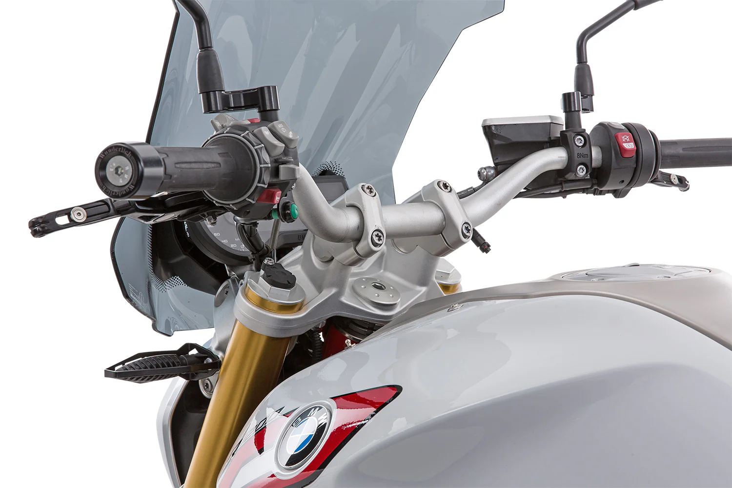 Wunderlich ERGO+ Handlebar Risers | Silver | BMW R 1250 R - Image 3