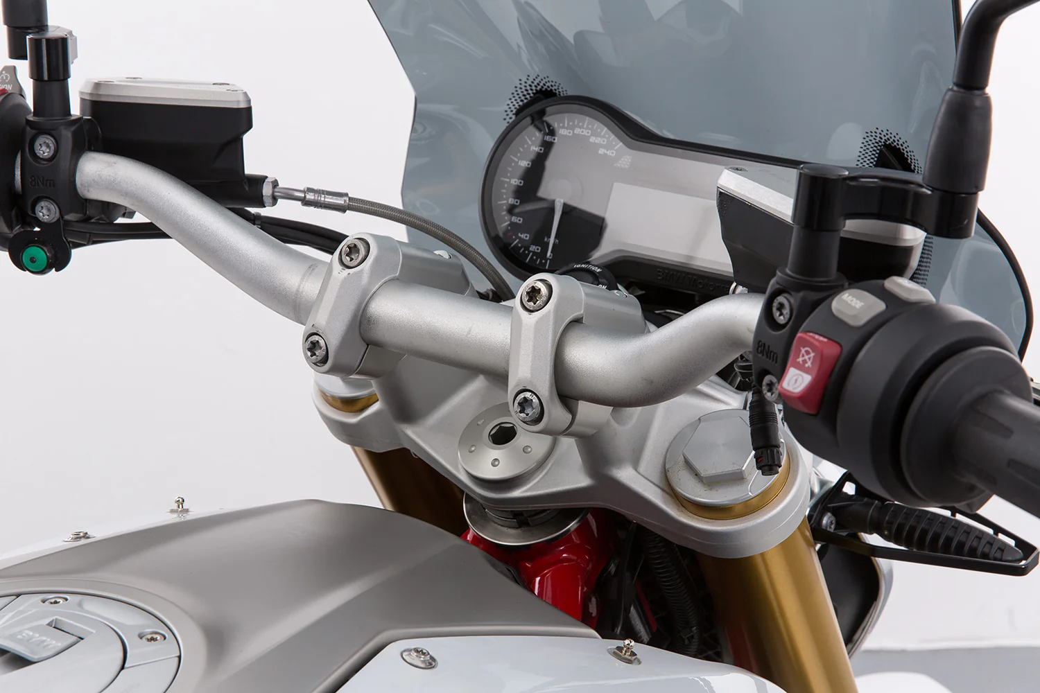 Wunderlich ERGO+ Handlebar Risers | Silver | BMW R 1250 R - Image 5