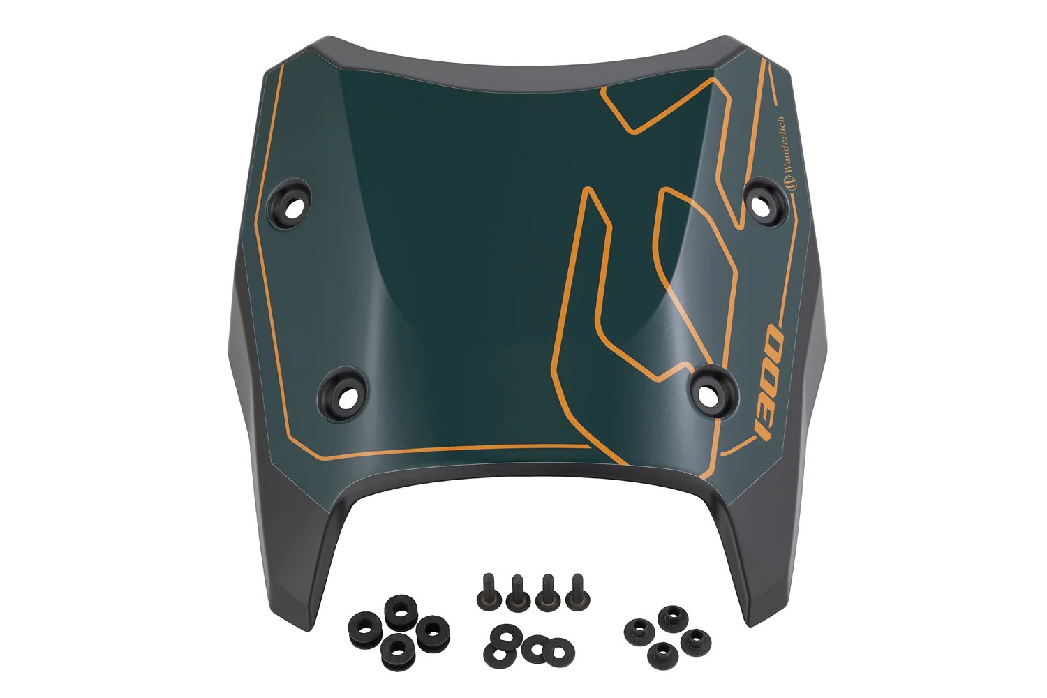 Wunderlich Flowjet Windshield Glossy | Green | BMW R 1300 GS - Image 2