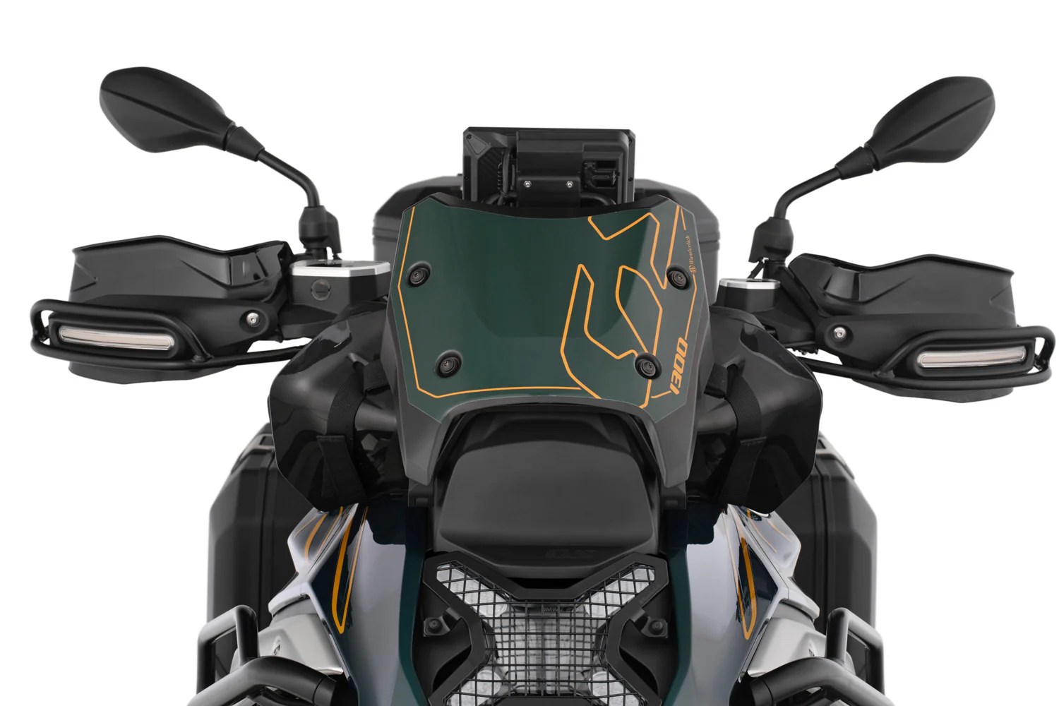 Wunderlich Flowjet Windshield Glossy | Green | BMW R 1300 GS - Image 6