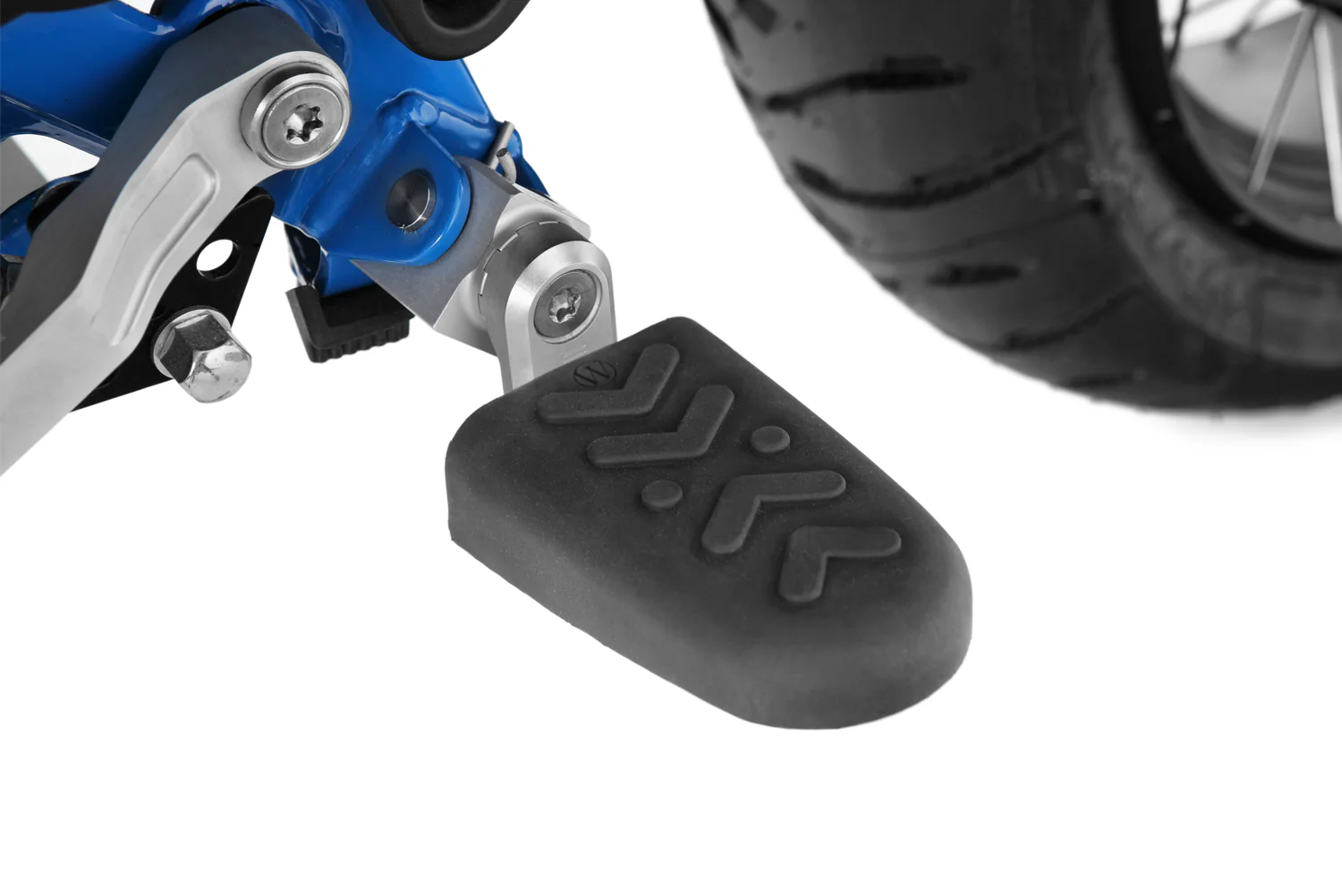 Wunderlich Footrest Rubber Pad Vario Evo1 Set | Black | BMW R 1300 GS - Image 3