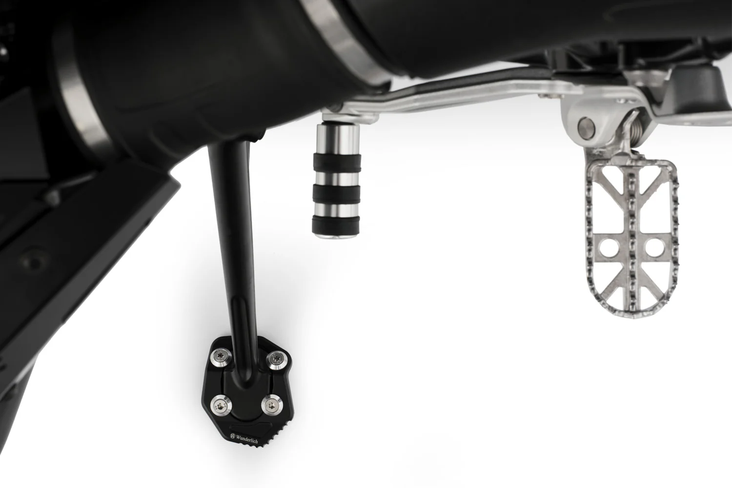 Wunderlich Gearshift Lever Enlargement Touring | Silver | BMW R nineT - Image 4