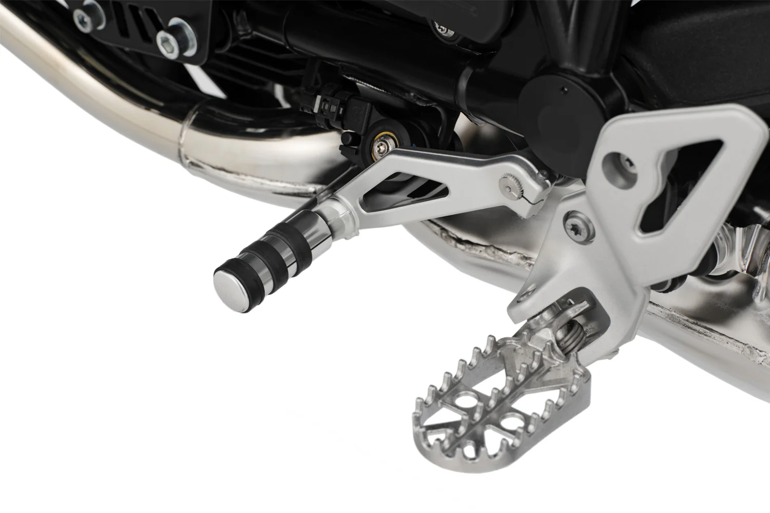 Wunderlich Gearshift Lever Enlargement Touring | Silver | BMW R nineT - Image 5