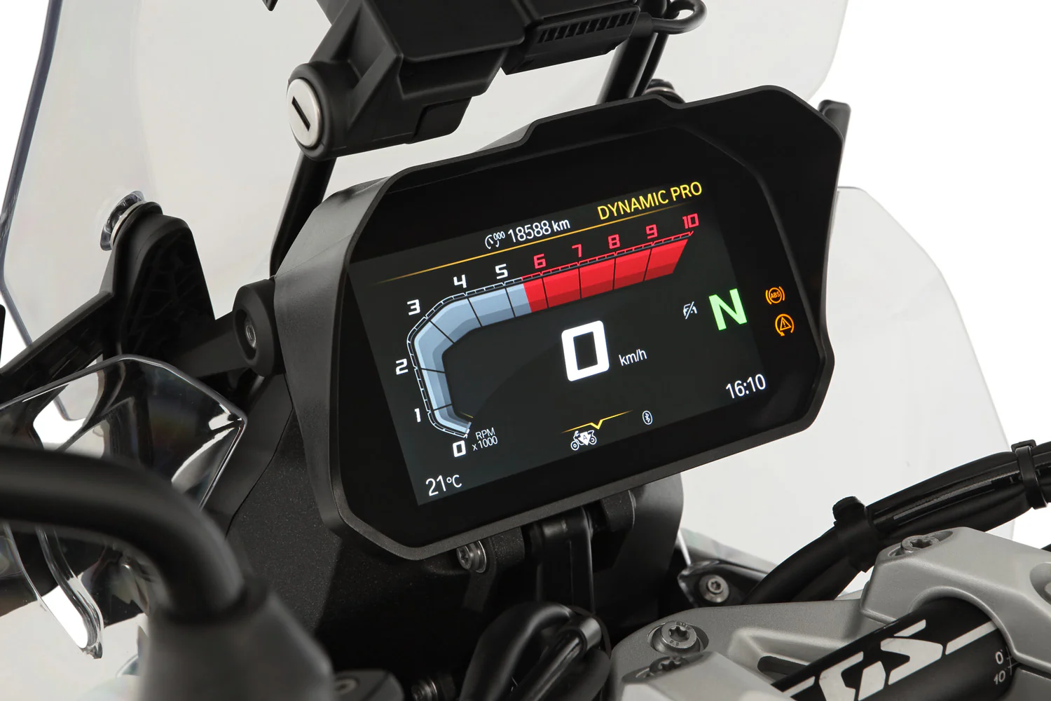 Wunderlich Glare Shield for Cockpit TFT 6.5 inch | Black | BMW R 1300 GS - Image 10