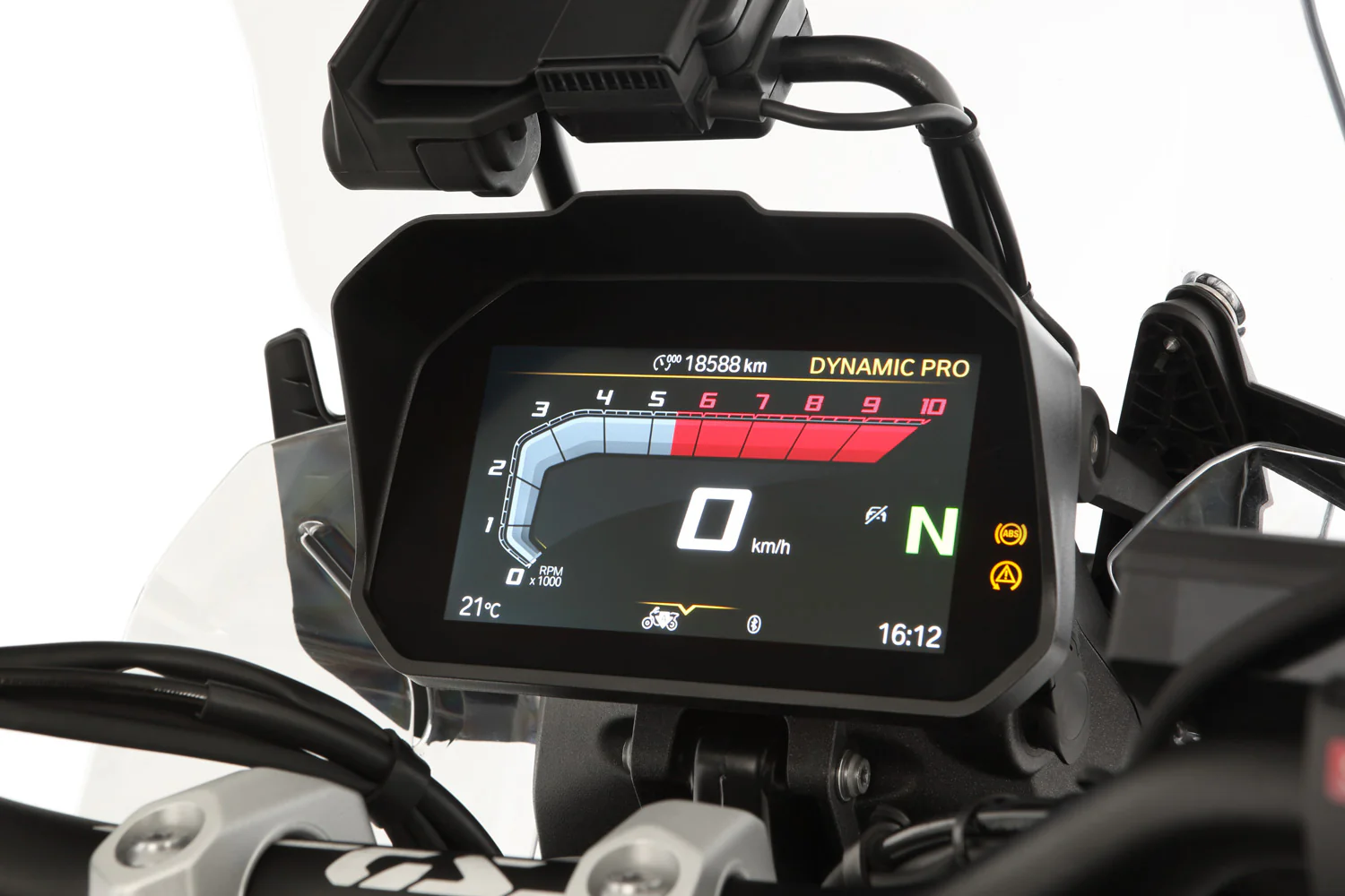 Wunderlich Glare Shield for Cockpit TFT 6.5 inch | Black | BMW R 1300 GS - Image 9