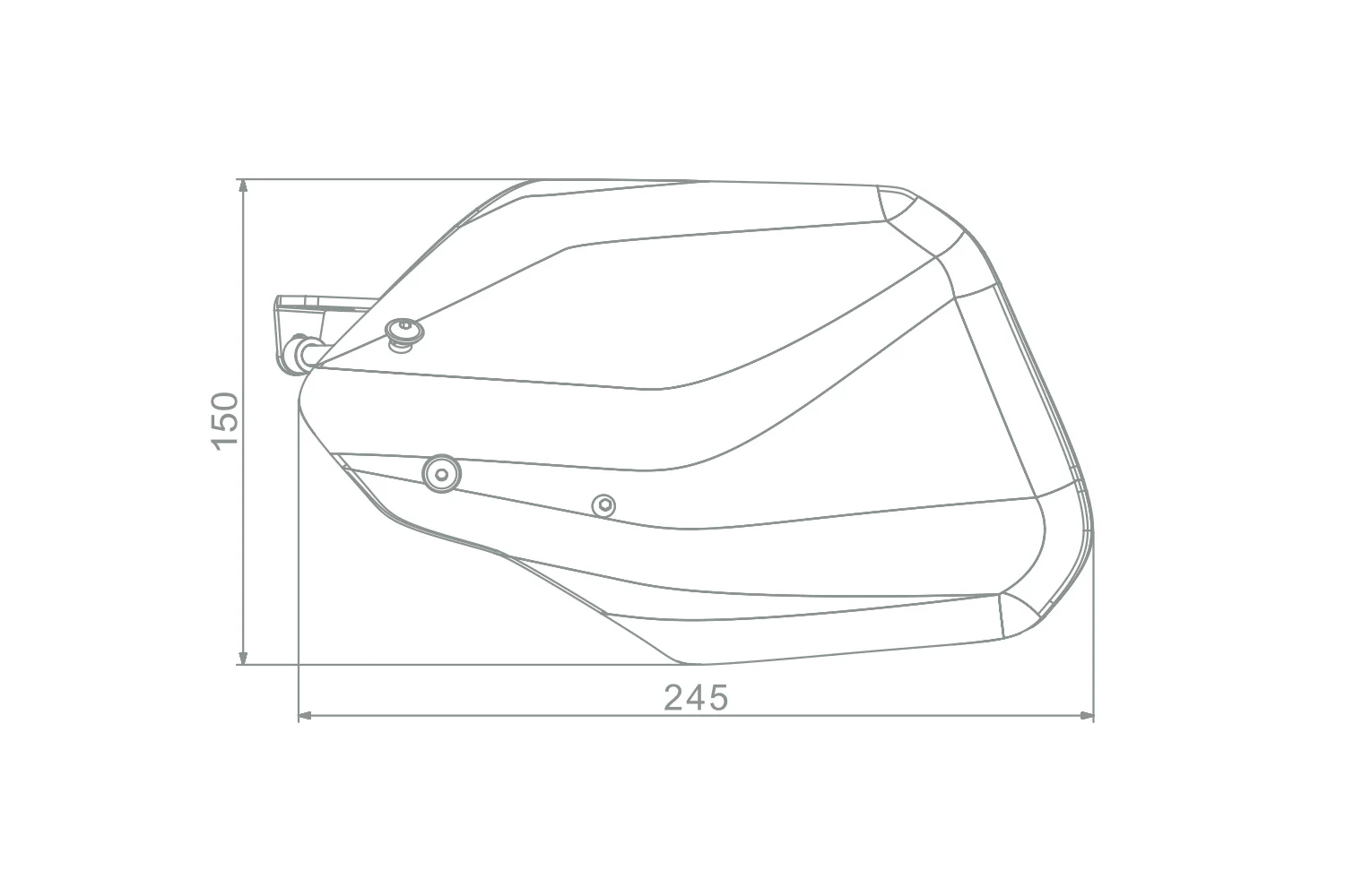 Wunderlich Hand Guards Extensions | White | BMW R nineT - Image 6