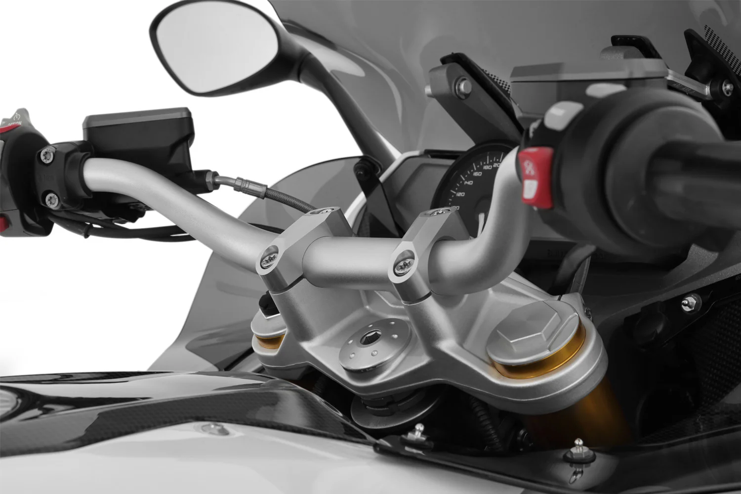 Wunderlich Handlebar Conversion | Silver | BMW R 1200 RS - Image 3