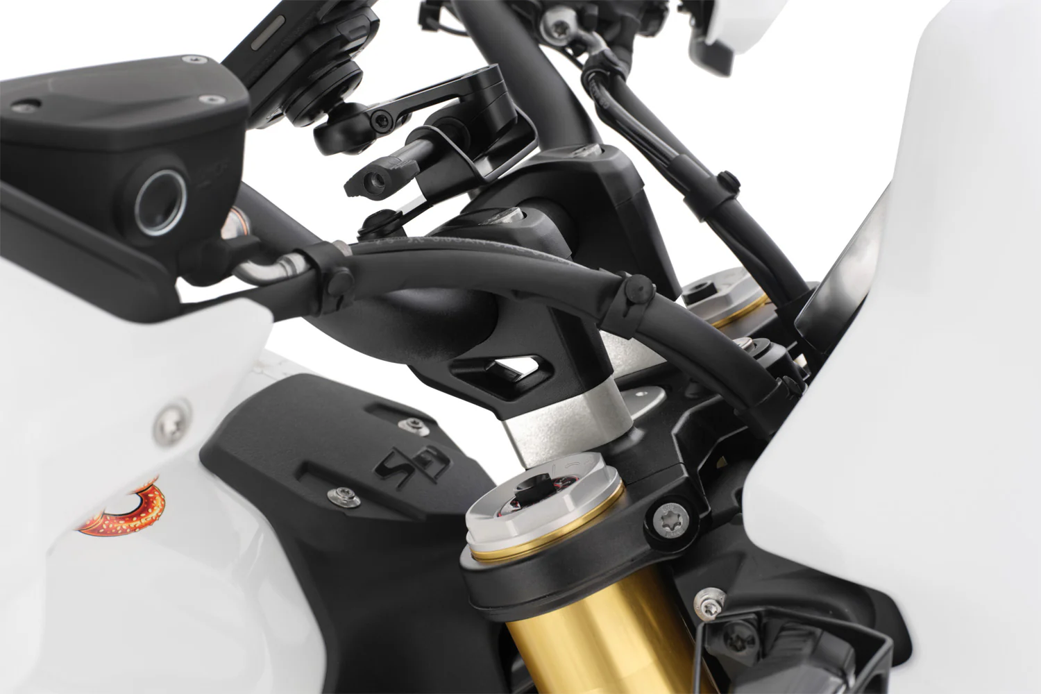Wunderlich Handlebar Riser Ergo 20mm | Silver | BMW R 12 G/S - Image 4