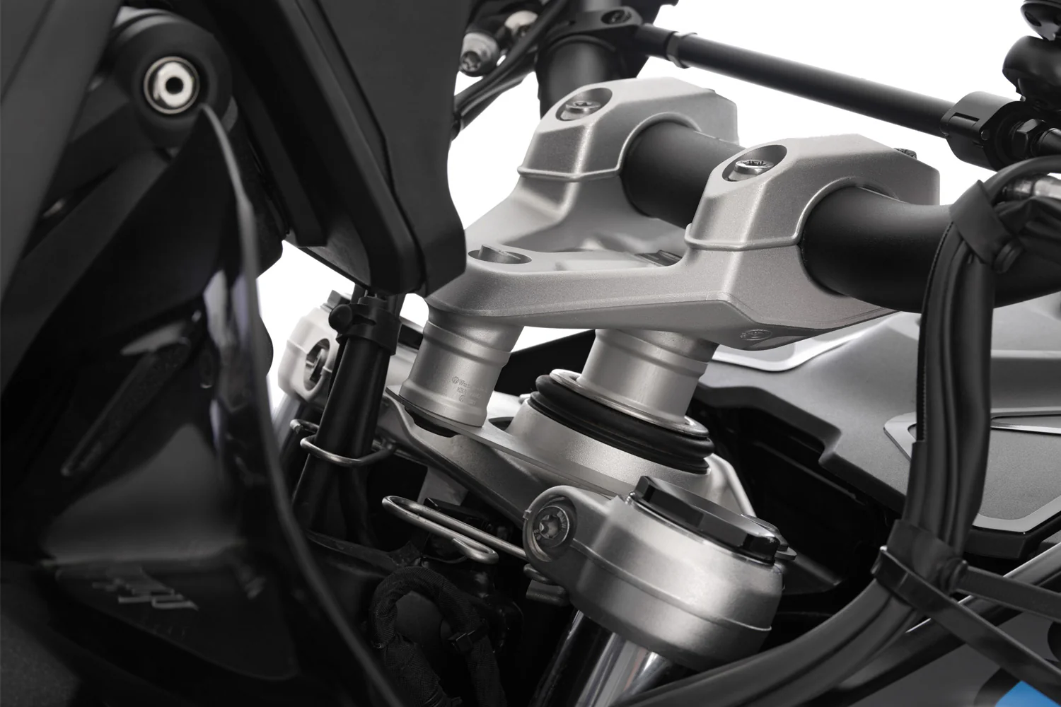Wunderlich Handlebar Riser Ergo 25mm | Silver | BMW R 1300 GS