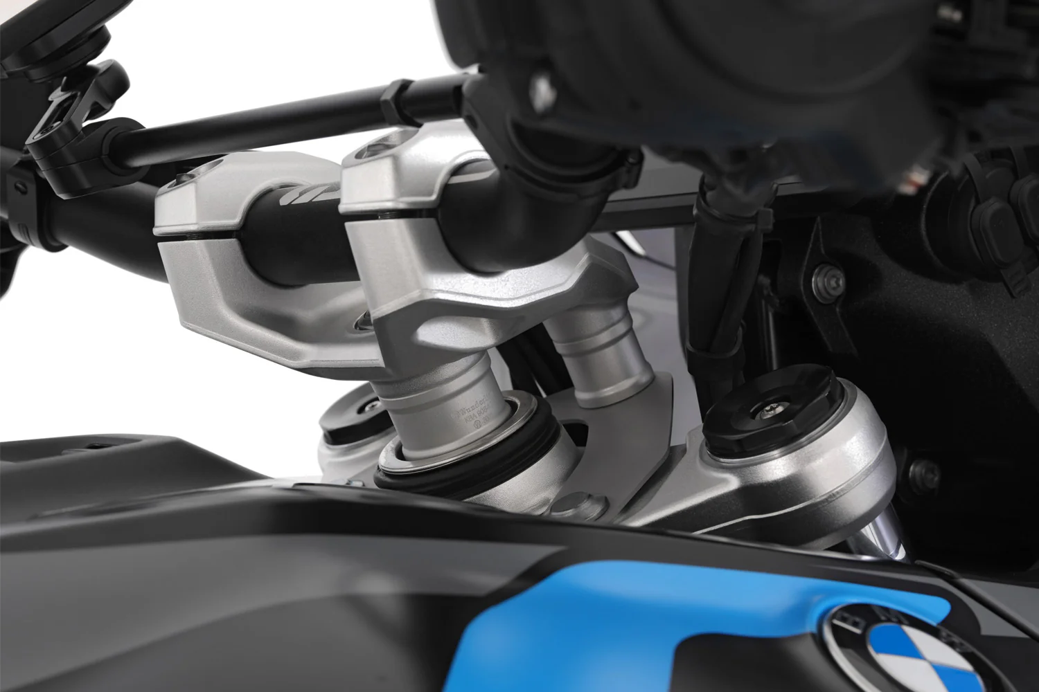 Wunderlich Handlebar Riser Ergo 25mm | Silver | BMW R 1300 GS - Image 4