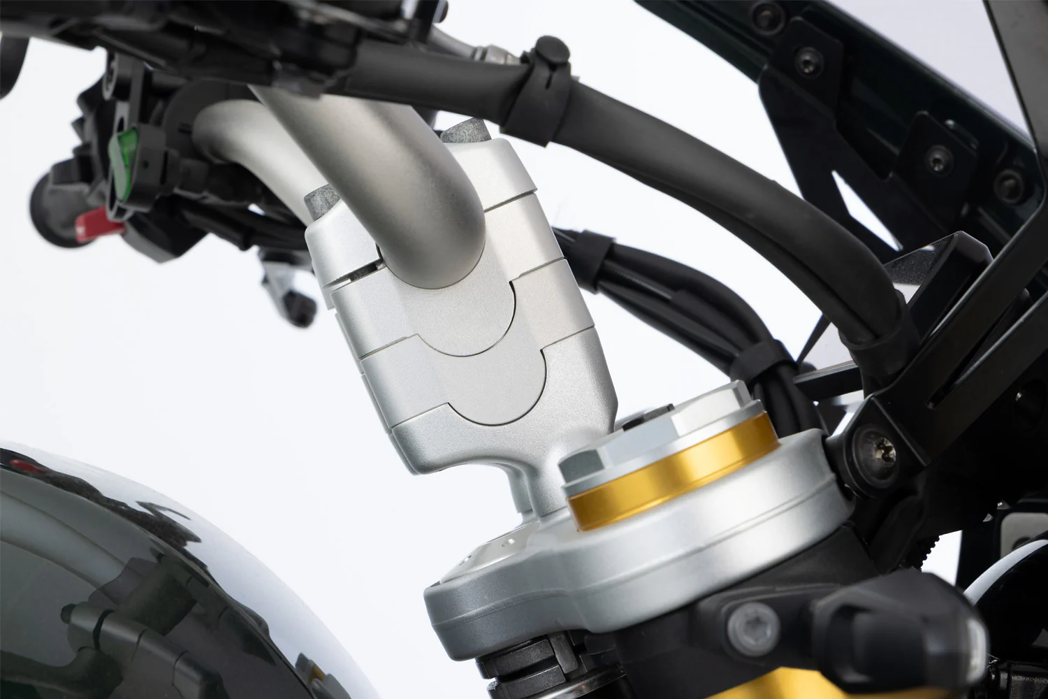 Wunderlich Handlebar Riser Ergo 40mm | Silver | BMW R 12 - Image 4