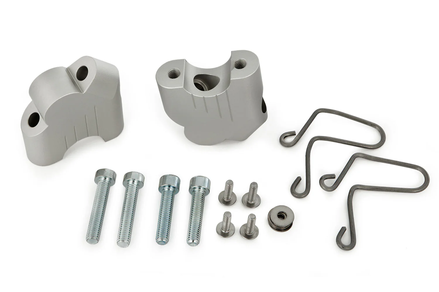 Wunderlich Handlebar Riser Ergo 41mm | Silver | BMW R 12 - Image 3