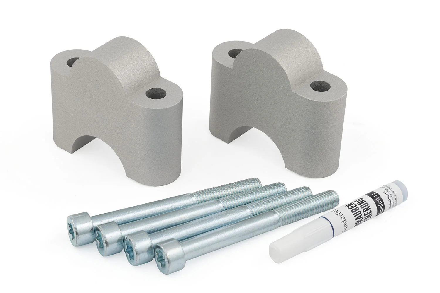 Wunderlich Handlebar Riser Ergo Pro 40mm | Silver | BMW R 1250 GS - Image 2