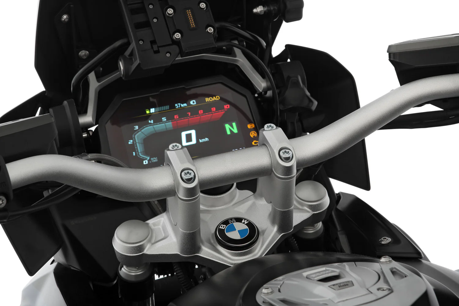Wunderlich Handlebar Riser Ergo Pro 40mm | Silver | BMW R 1250 GS - Image 3