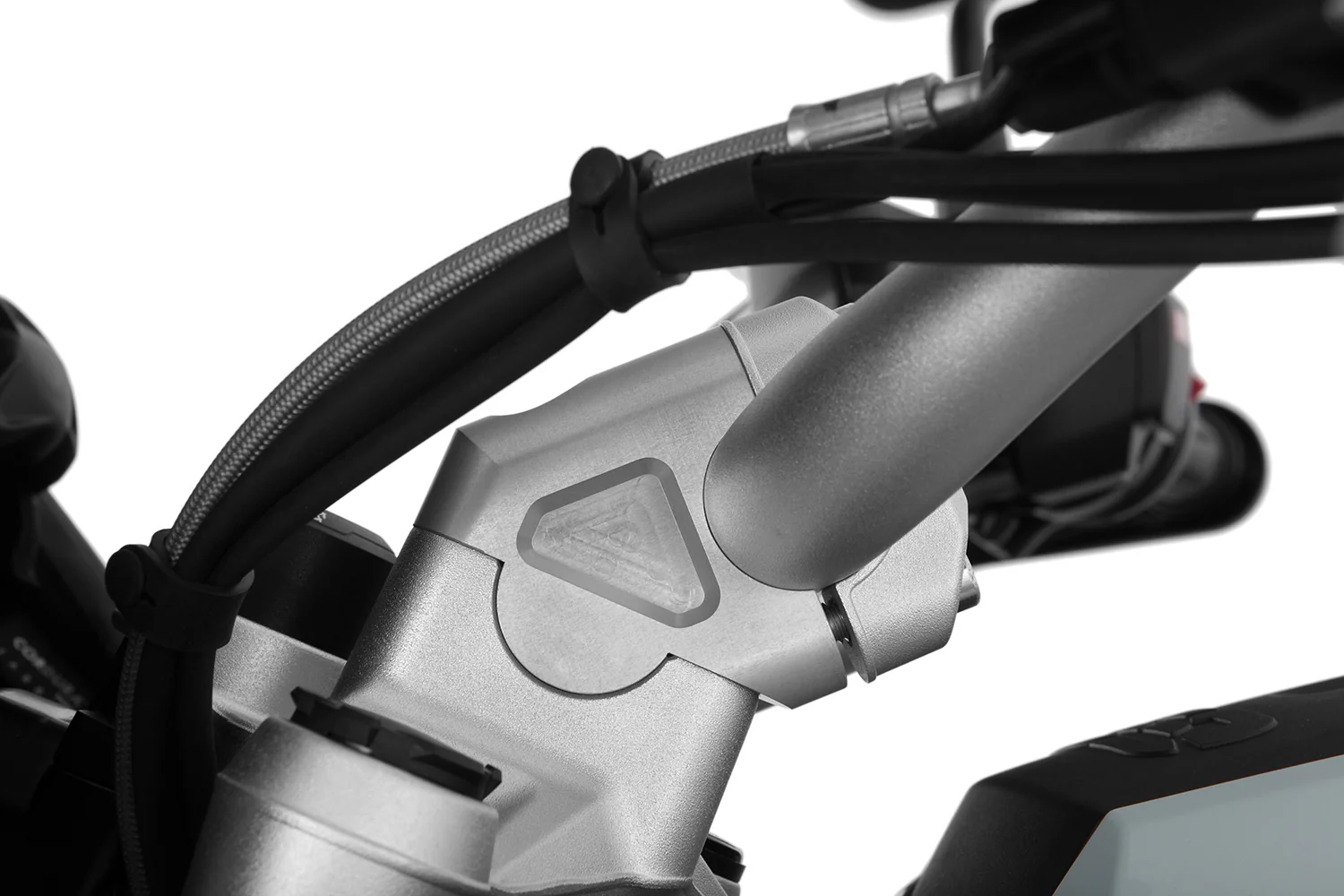 Wunderlich Handlebar Risers Ergo+ Silver | BMW R 1200 / 1250 GS LC + Adventure - Image 5