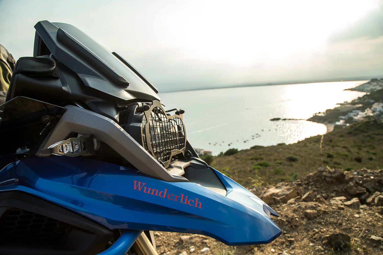 Wunderlich Head Light Grille Foldable | Black - Image 2