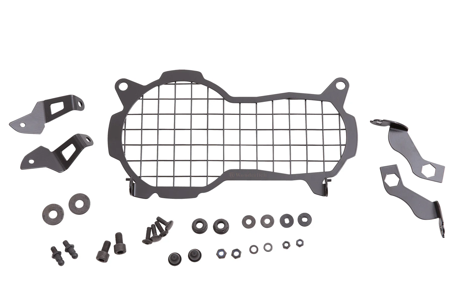 Wunderlich Head Light Grille Foldable | Black - Image 3