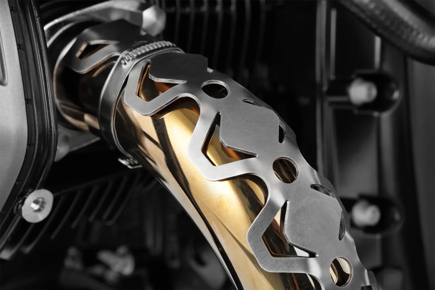Wunderlich Header Pipe Protector | Silver | BMW R nineT - Image 2