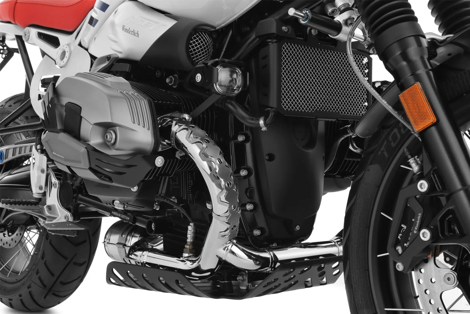 Wunderlich Header Pipe Protector | Silver | BMW R nineT - Image 3