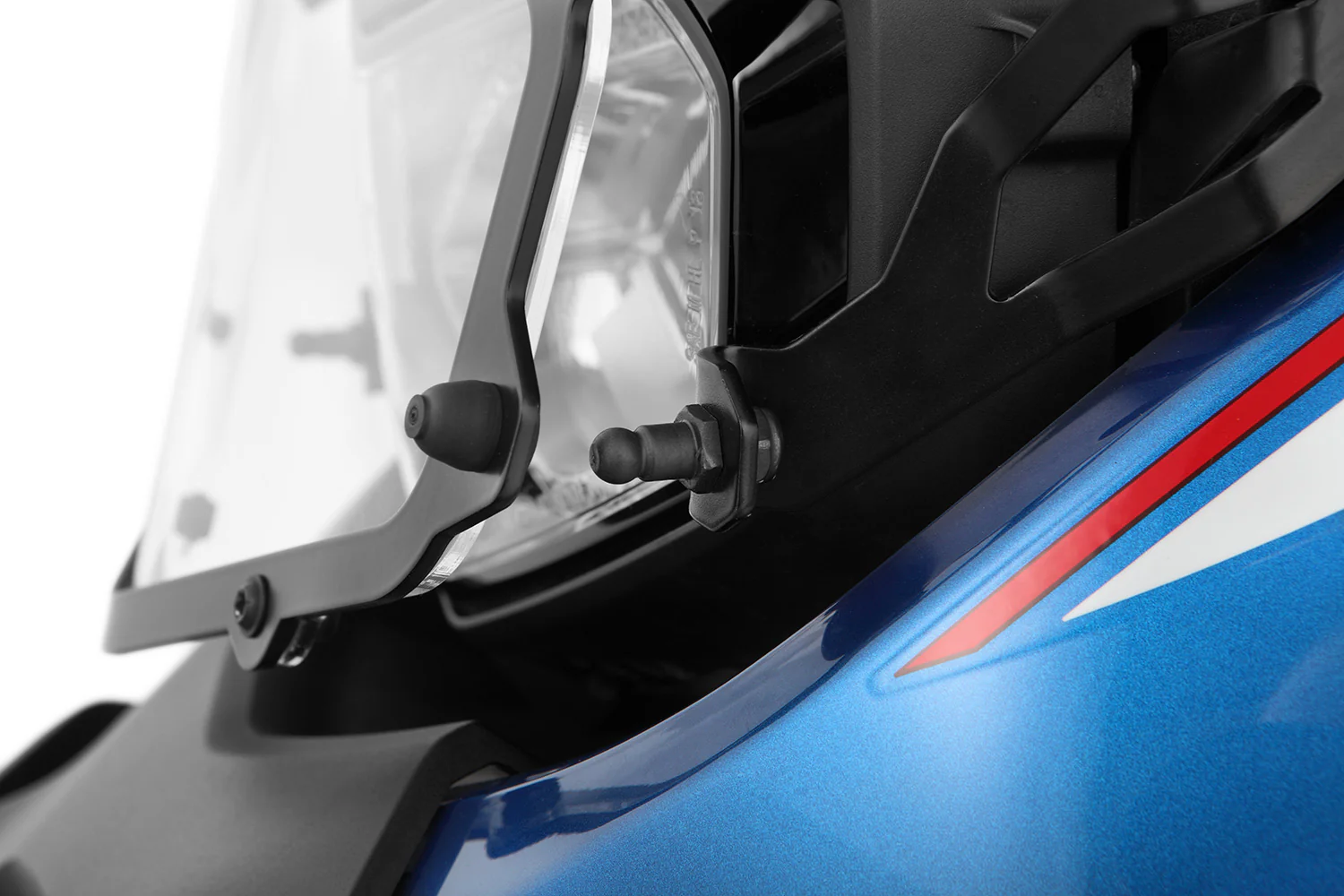 Wunderlich Headlight Protection Foldable | Black | BMW F 900 GS - Image 2